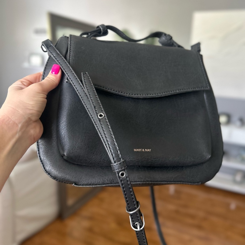 Matt & Nat Black Crossbody Bag